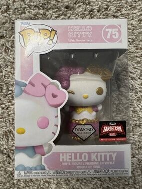 Funko Pop! Hello Kitty 50th Anniversary #75 Diamond Glitter Special Edition